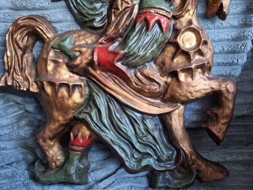 Lajkonik wanddecoratie h, Wandsculptuur, 44 cm, Meerkleurig, Zo goed als nieuw