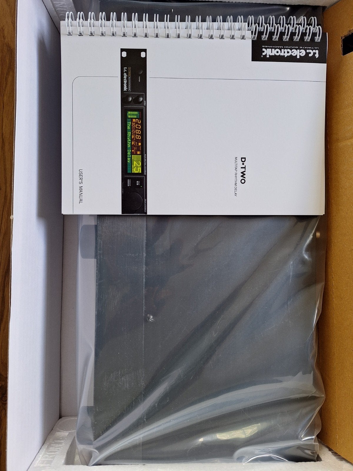 T.C. Electronic D-Two Multitap Rhythm Delay NIEUW in doos, Ophalen of Verzenden, Nieuw, Delay of Echo