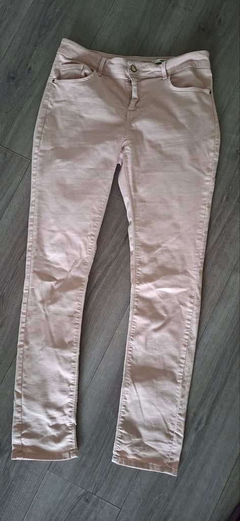 Zalmroze miss etam skinny broek 38, Ophalen of Verzenden, Zo goed als nieuw, Overige kleuren, W30 - W32 (confectie 38/40)