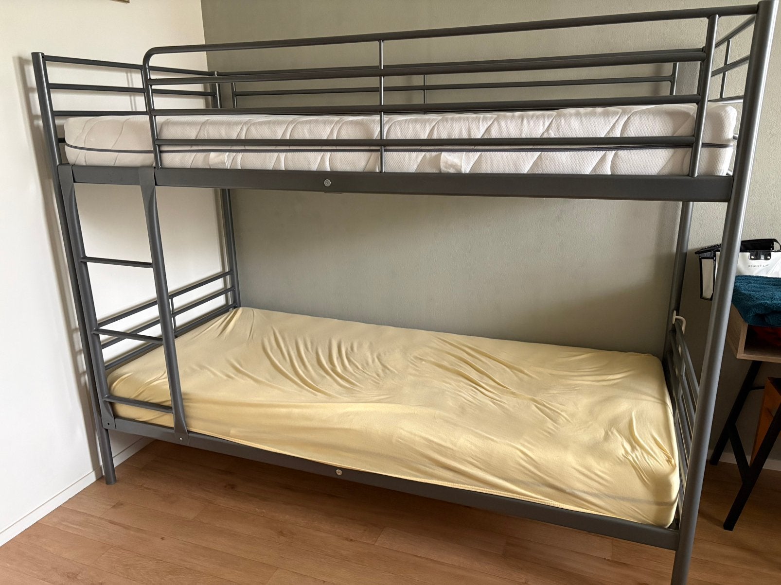 Stapelbed zonder matrassen, Ophalen, 90 cm, 160 tot 180 cm, Tweepersoons