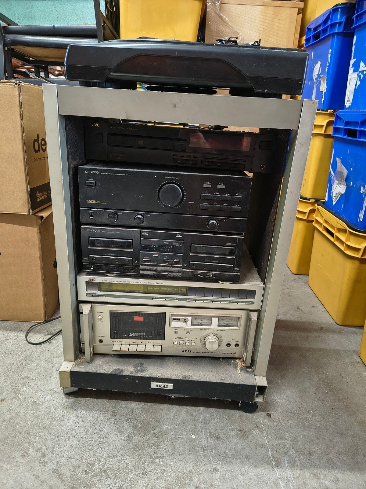 stereotoren in kast, Gebruikt, ., ., .