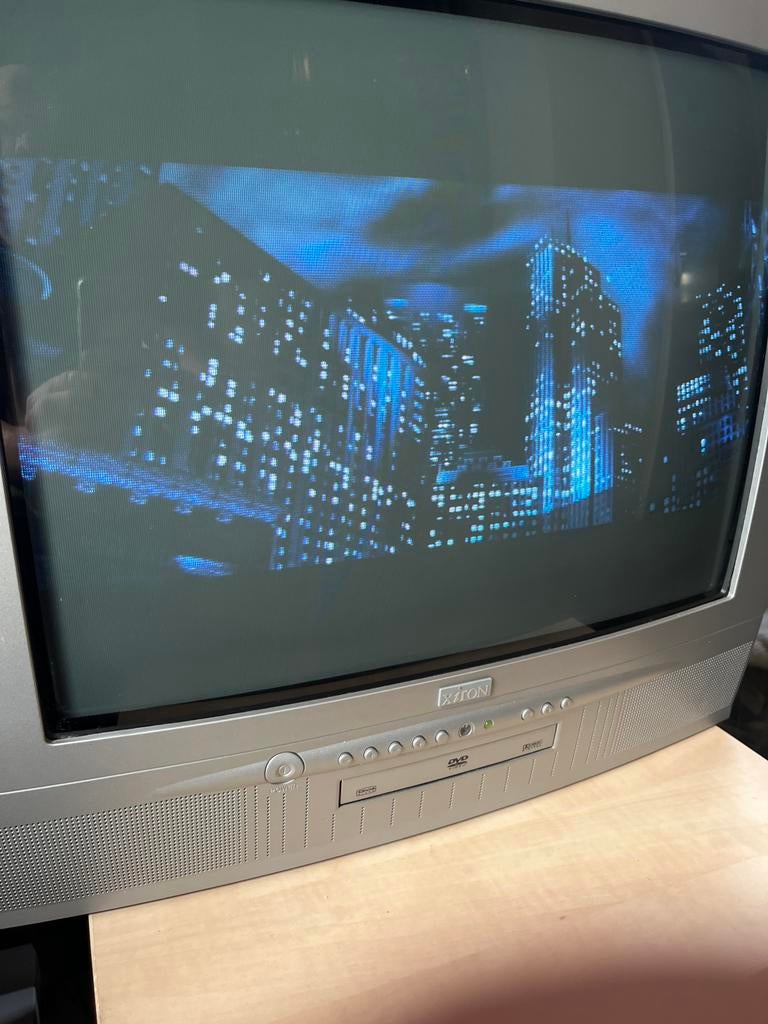 Xiron CRT TV met ingebouwde DVD-speler, Audio, Tv en Foto, Televisies, Overige merken, Gebruikt, 50 Hz, Ophalen of Verzenden