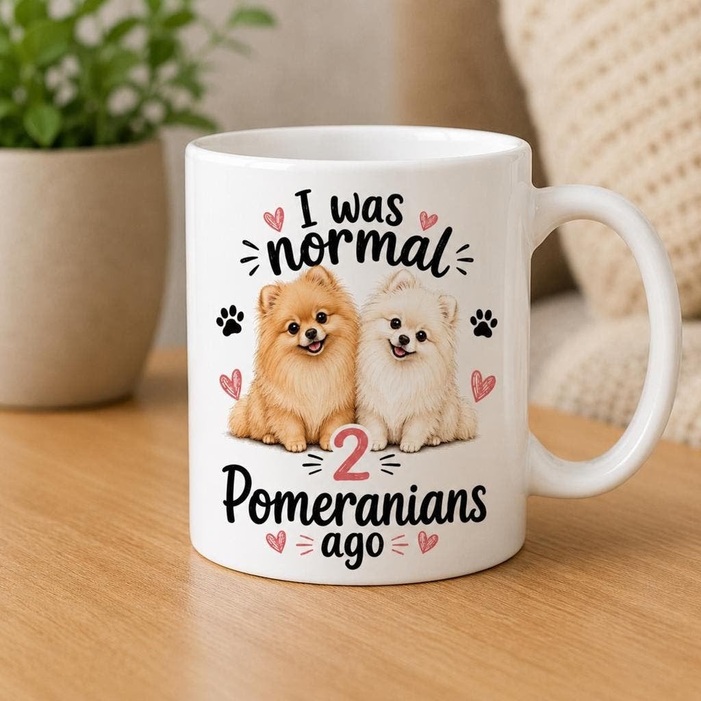 I was normal 2 Pomeranians ago - Pomeranian Mok, Dieren en Toebehoren, Ophalen of Verzenden, Nieuw