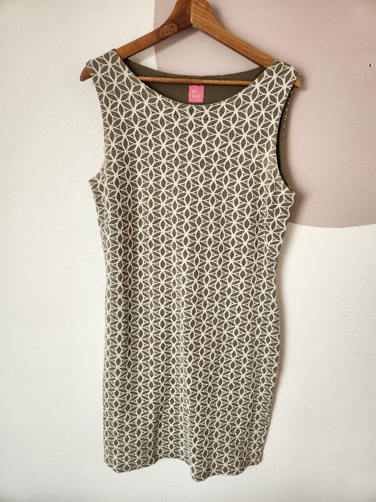Kyra & Ko dikkere jurk - XL, Beige, Maat 46/48 (XL) of groter, Ophalen of Verzenden, Zo goed als nieuw