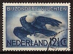 Nederland Luchtpost 11 gestempeld Vliegende Kraai 1938, Postzegels en Munten, Postzegels | Nederland, Ophalen of Verzenden, T/m 1940