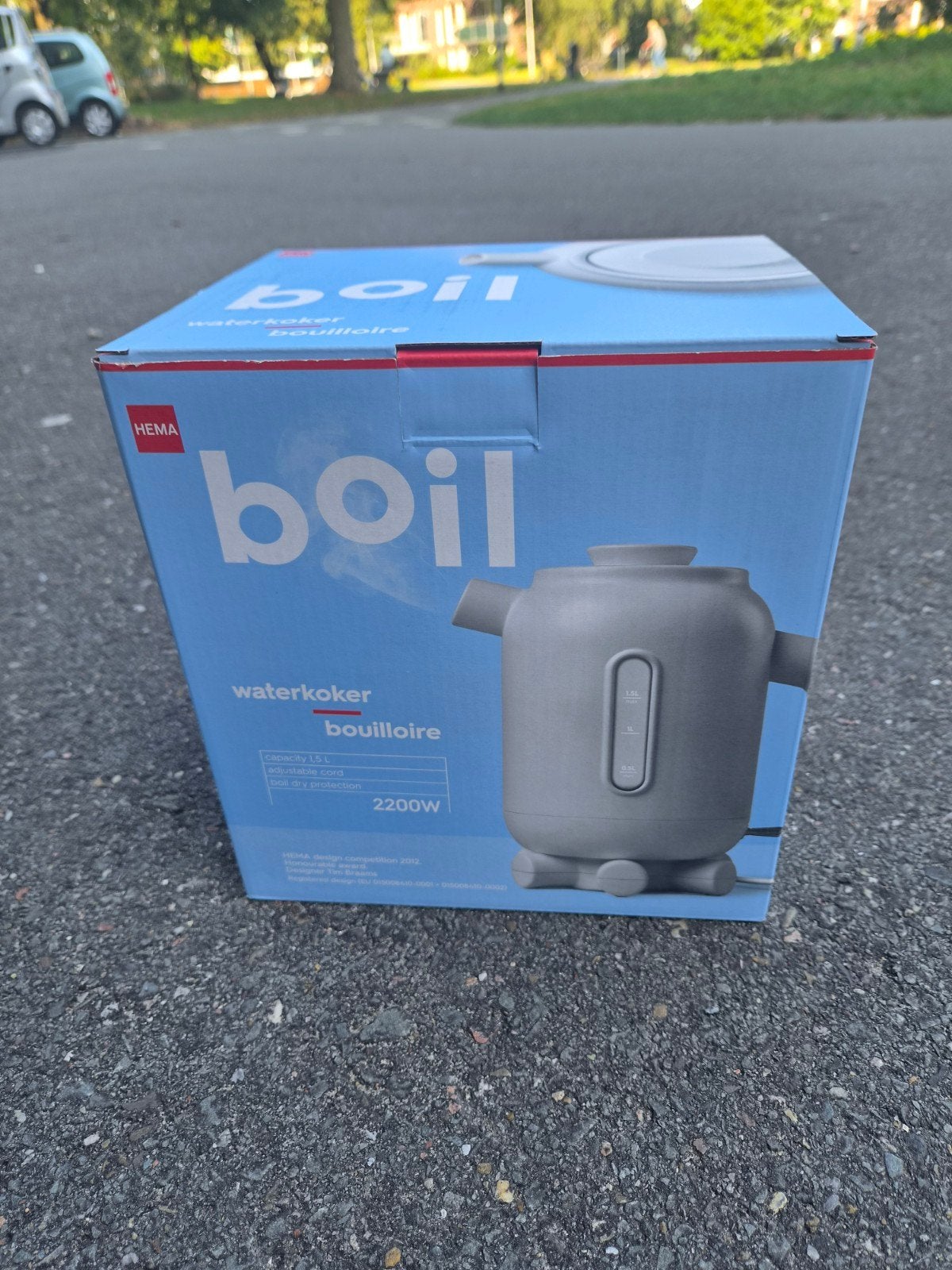 waterkoker Ketelbinkie snoerloos 1.5L wit, Witgoed en Apparatuur, 1 tot 2 liter, Ophalen of Verzenden, Nieuw