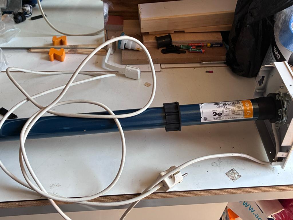 Somfy Oximo RTS 10/17 Rolluikmotor, Gebruikt, Overige kleuren, Ophalen of Verzenden, Minder dan 100 cm