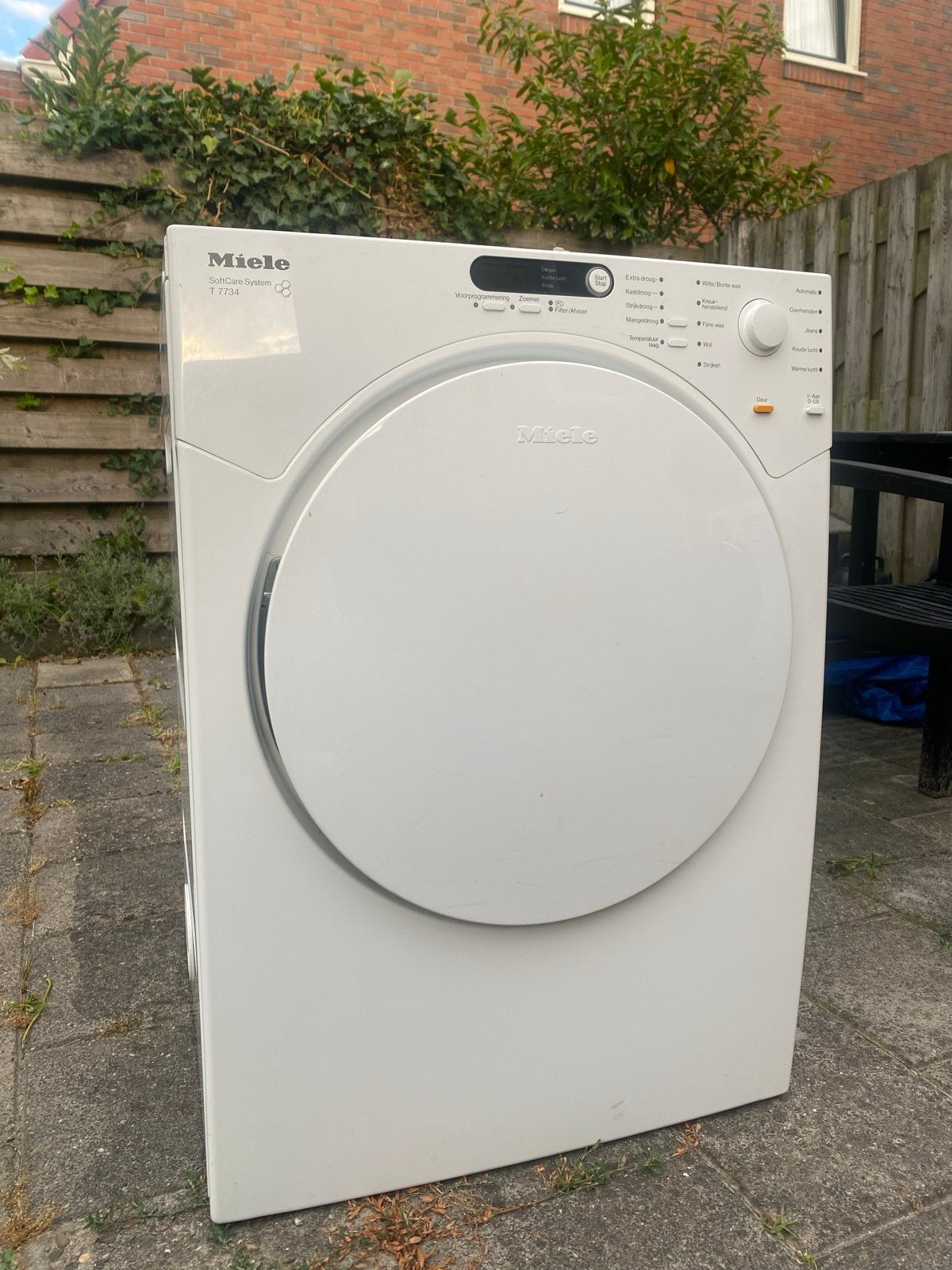 Miele T 7734 SoftCare System Droger, Witgoed en Apparatuur, Wasdrogers, Ophalen, 6 tot 8 kg, Gebruikt, Overige typen