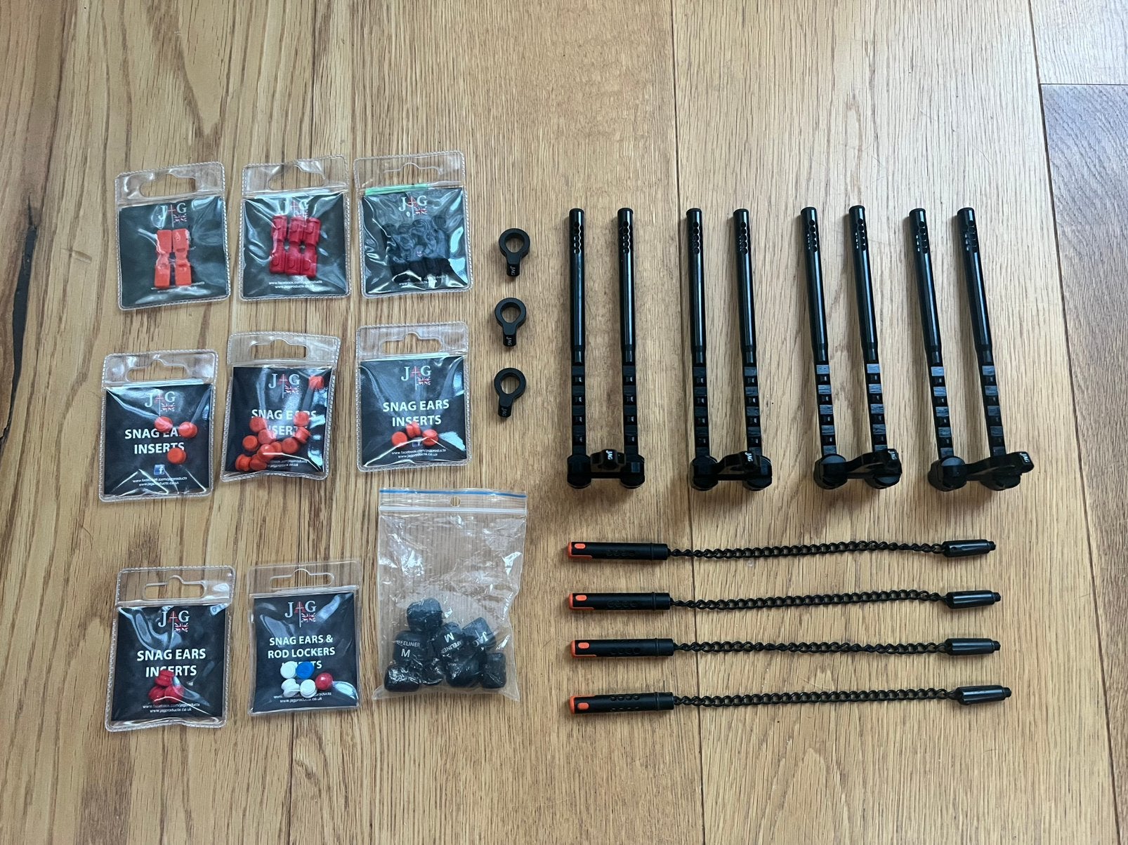 JAG Prolite Black 4 Rod Set, Ophalen, Zo goed als nieuw