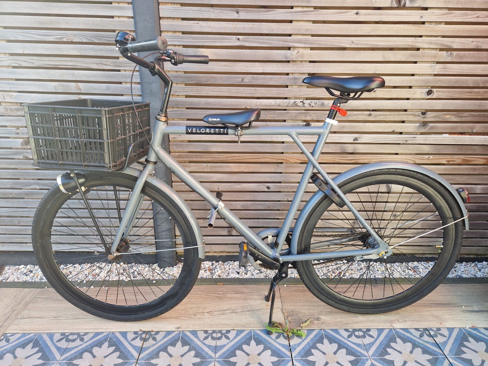 Veloretti Cafechaser gunmetal grey, Overige merken, Gebruikt, Versnellingen, Ophalen of Verzenden