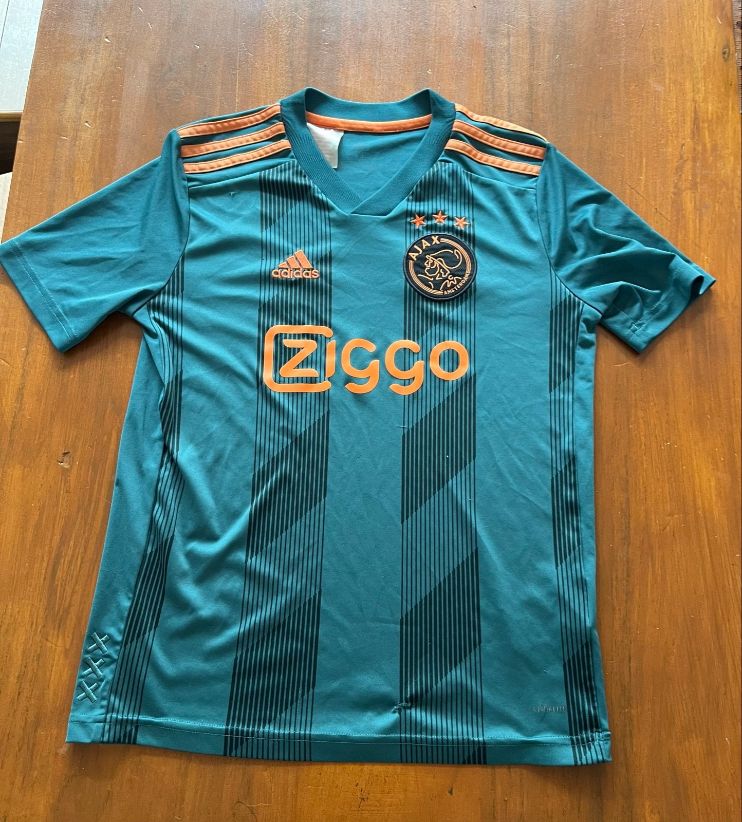Ajax uitshirt 2019/2020 - Maat M kinderen, Maat M, Ophalen of Verzenden, Gebruikt, Shirt