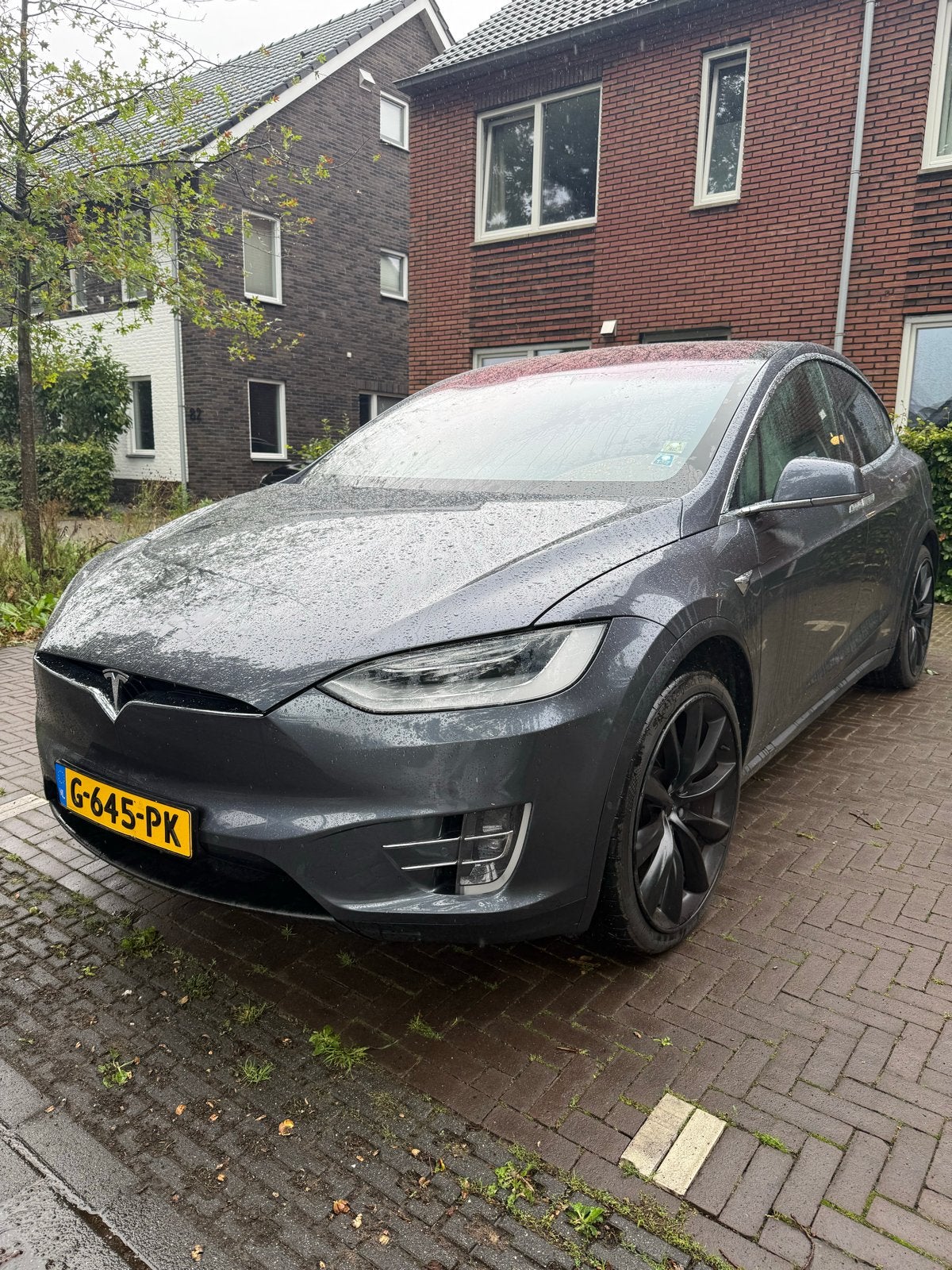 Tesla Model X 2019 Grijs, Auto's, Tesla, Automaat, Model X, 122 pk, Origineel Nederlands