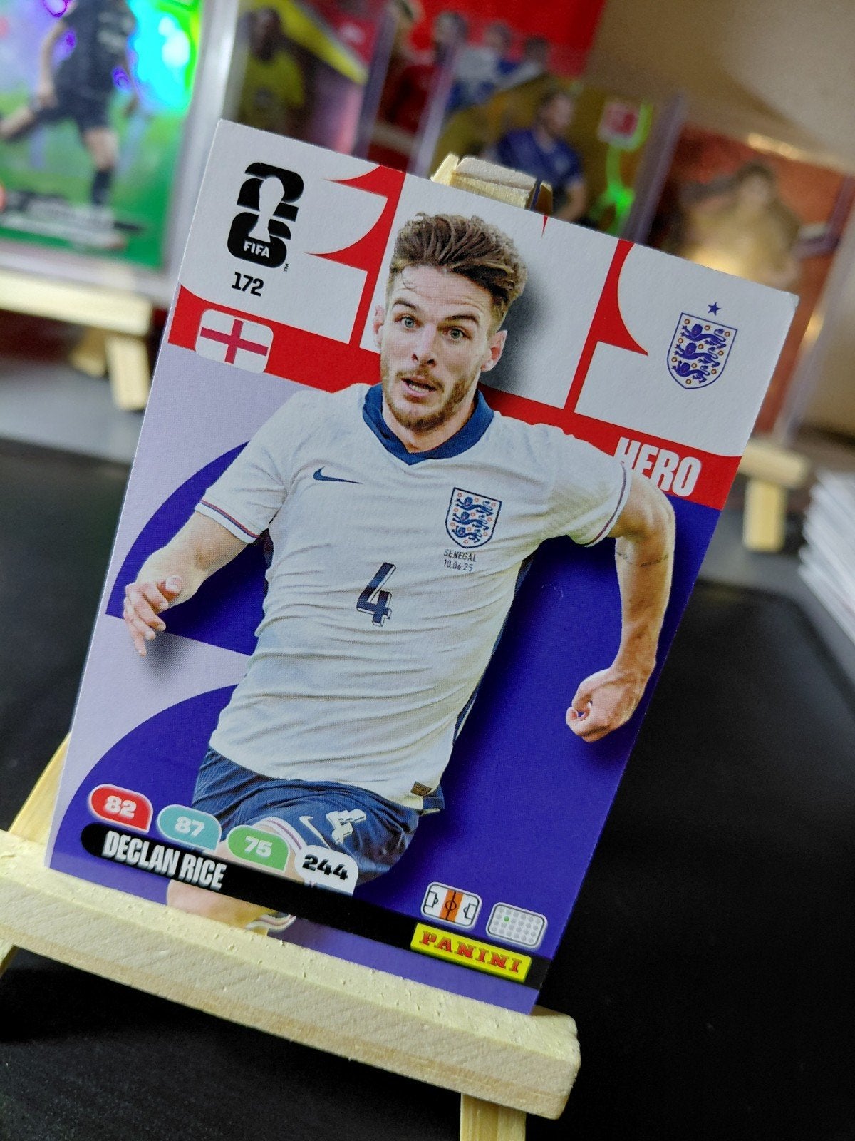 declan rice (engeland) panini wk 2026, Ophalen of Verzenden, Nieuw, Buitenlandse clubs, Poster, Plaatje of Sticker