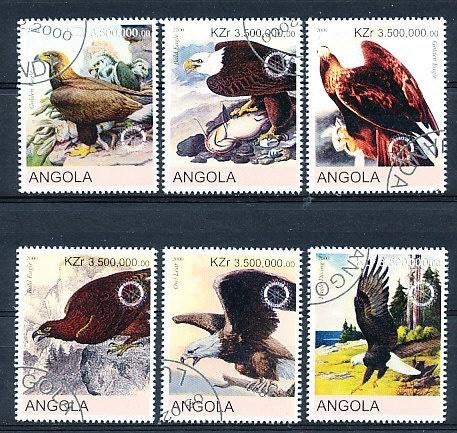 Angola 2000 ANG013 gest, cinderella, Ophalen of Verzenden, Overige landen, Gestempeld