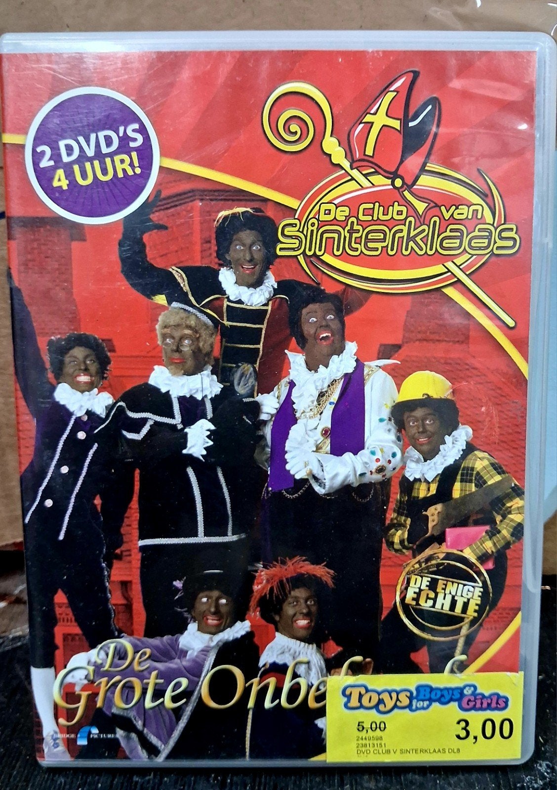 De Club van Sinterklaas: De Grote Onbekende (2 DVD's), Gebruikt, Alle leeftijden, Tv-serie, Sinterklaas