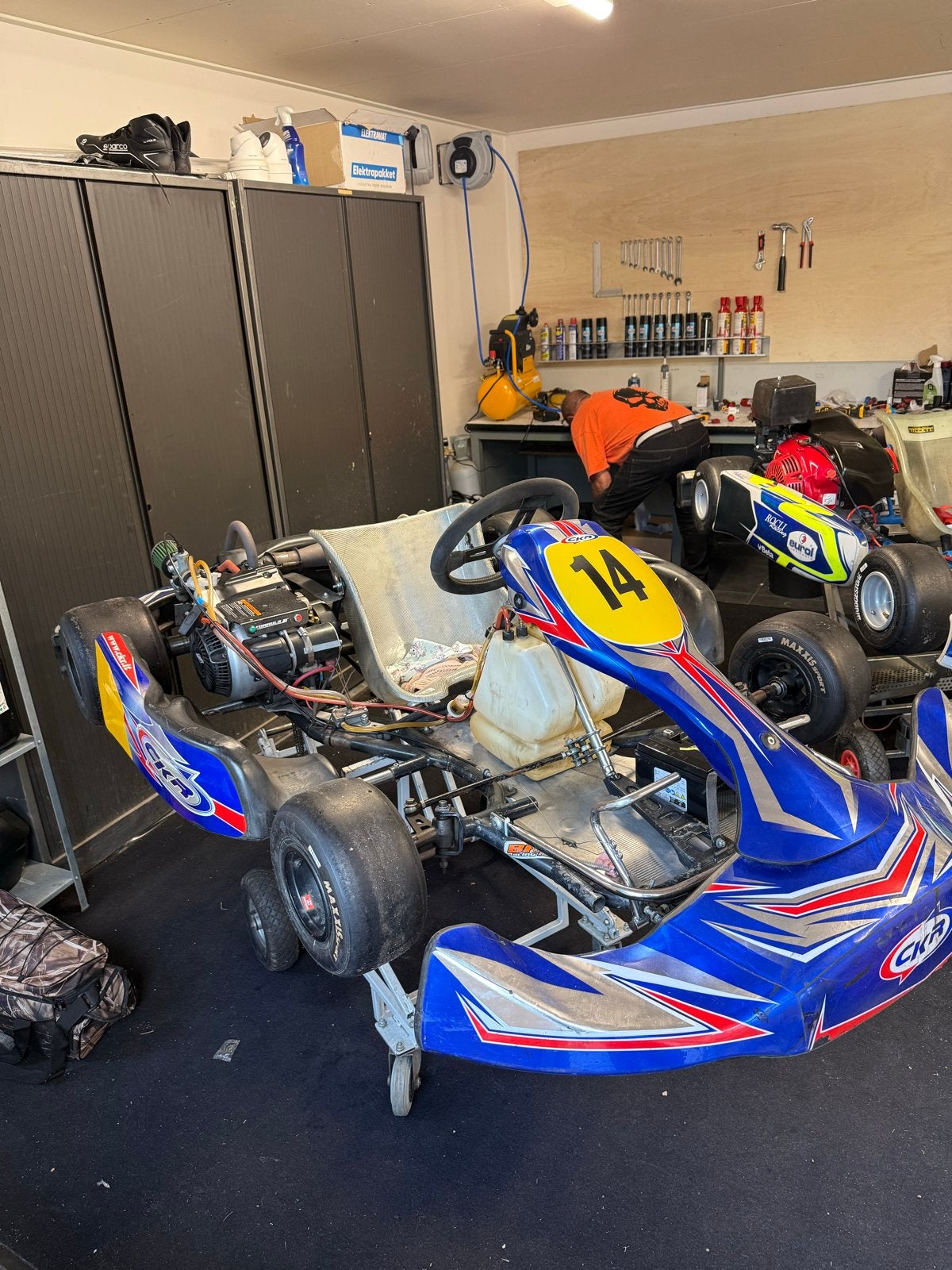 CKR Kart met Motor - briggs en Straton, Sport en Fitness, Karting, Ophalen, Gebruikt, Kart