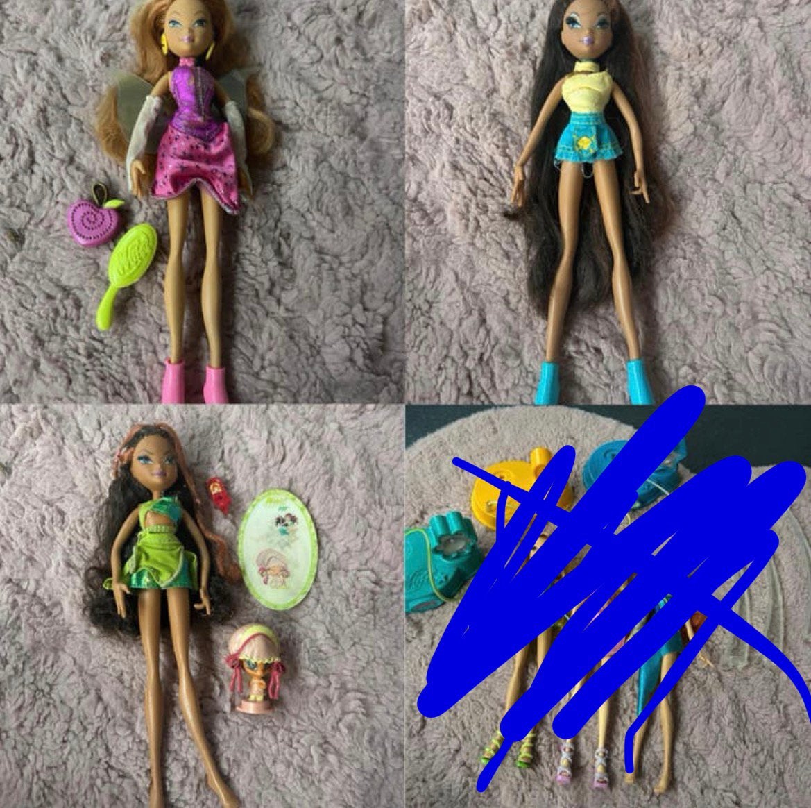 Winx Mattel dolls, Ophalen of Verzenden, Zo goed als nieuw