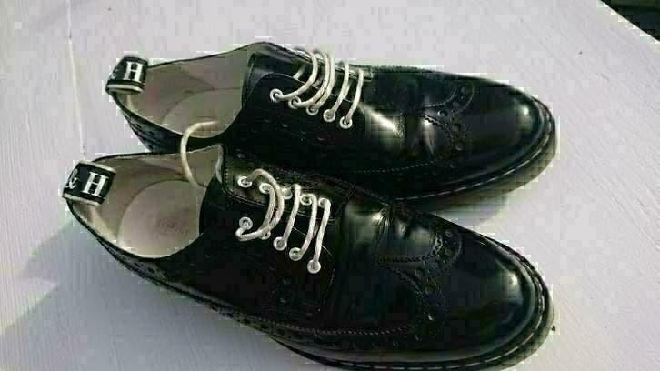 Melvin & Hammilton opera patent black derbies herenschoenen, Blauw, Ophalen of Verzenden, Gedragen, Veterschoenen