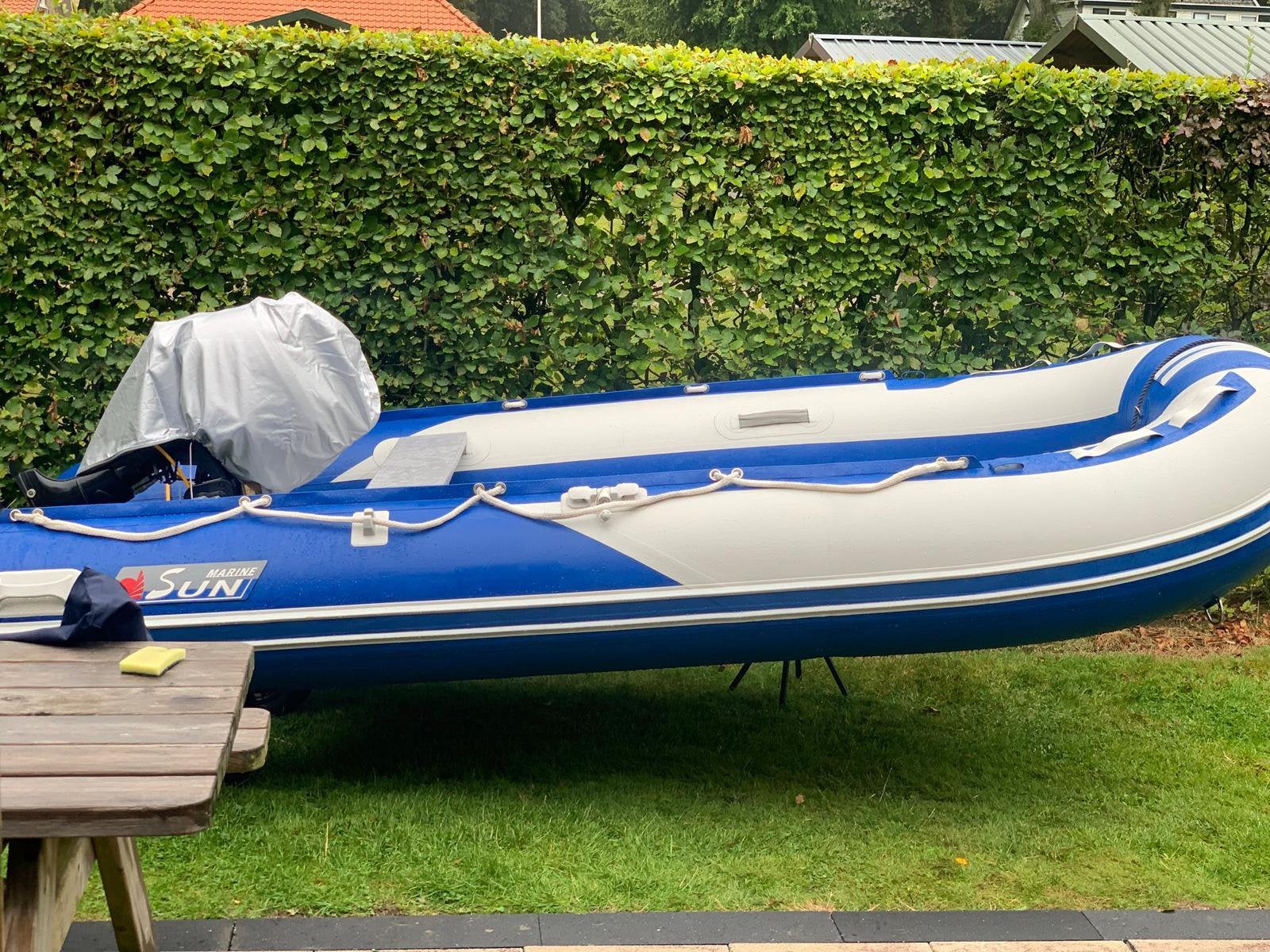 Mooie runber boot met 6 pk zusuki gereviseerd motortje, Ophalen