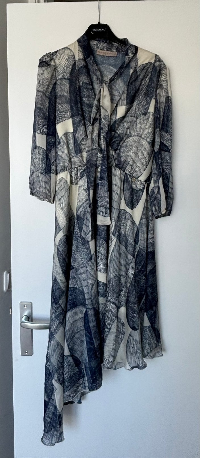 Rinascimento jurk maat M, Kleding | Dames, Jurken, Zo goed als nieuw, Maat 38/40 (M), Blauw, Boven de knie, Ophalen of Verzenden