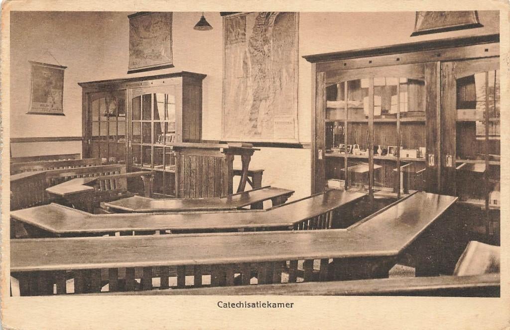 Catechisatiekamer, stempel Haarlem, Ophalen of Verzenden, 1920 tot 1940, Gelopen, Noord-Holland