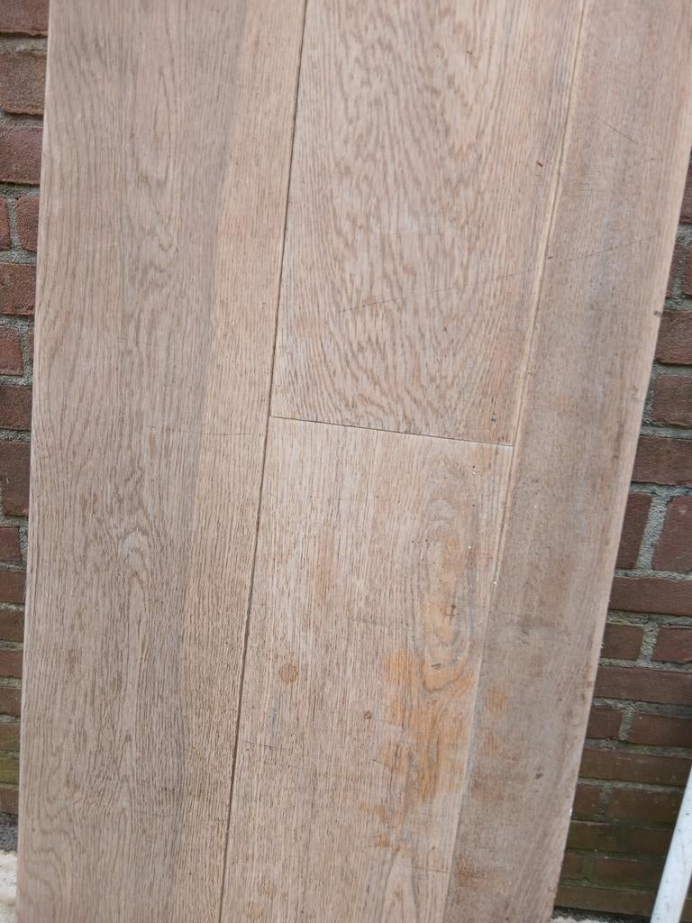Lamelparket eiken vloerdelen, Gebruikt, Grijs, 10 tot 25 m², Ophalen