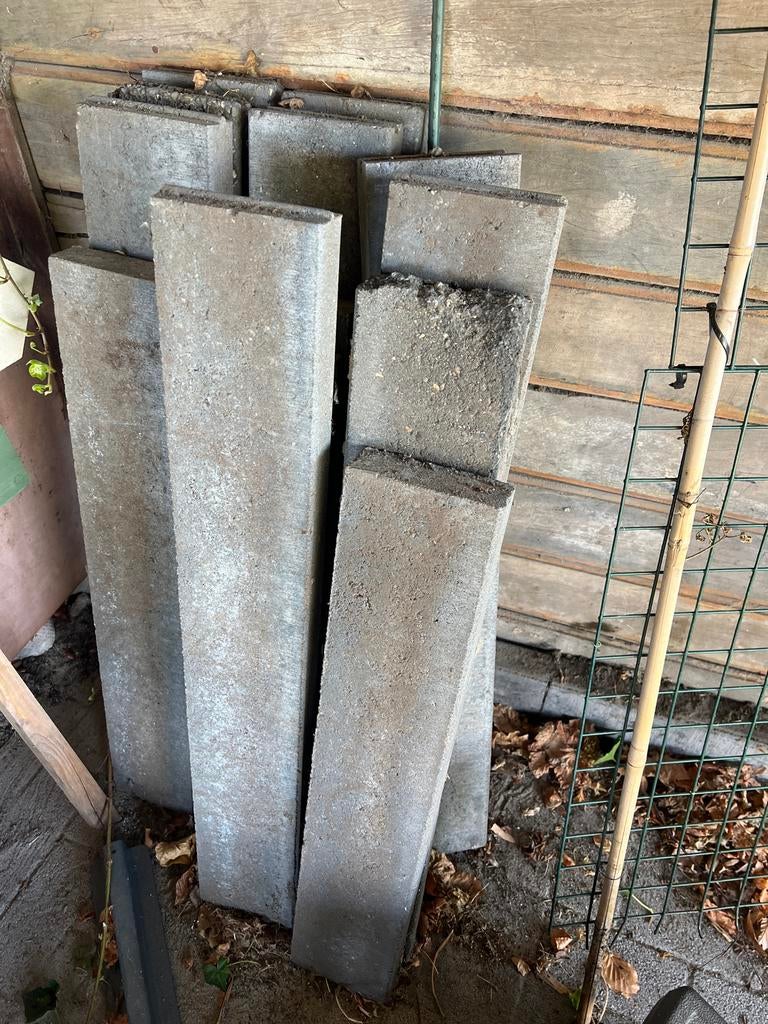 Gebruikte betonnen opsluitbanden, Gebruikt, Overige typen, Ophalen of Verzenden, 10 m² of meer