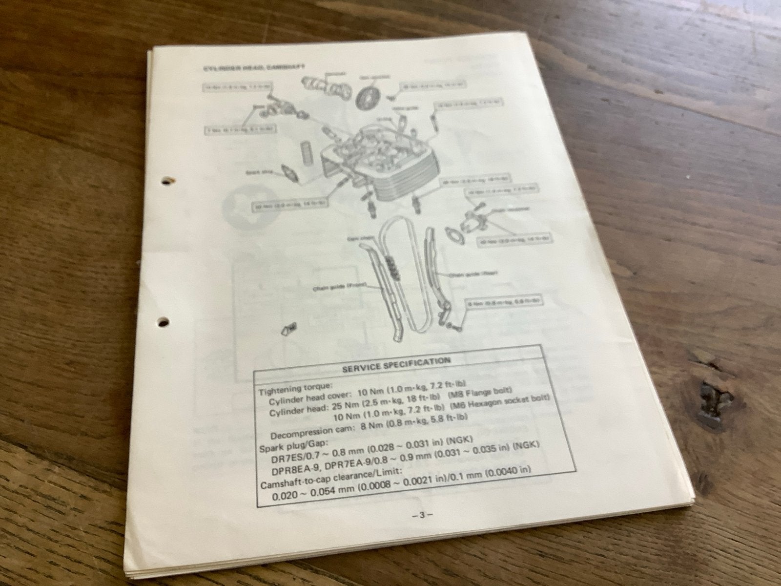 Yamaha SRX-6 Service Manual - Werkplaatshandboek. (101), Verzenden, Yamaha