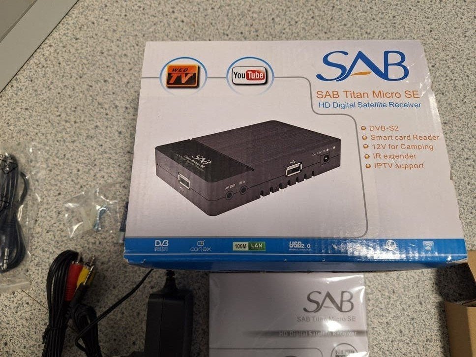 SAB Titan Micro SE HD Digitale Satelliet Ontvanger, Ophalen of Verzenden, Nieuw, Decoder