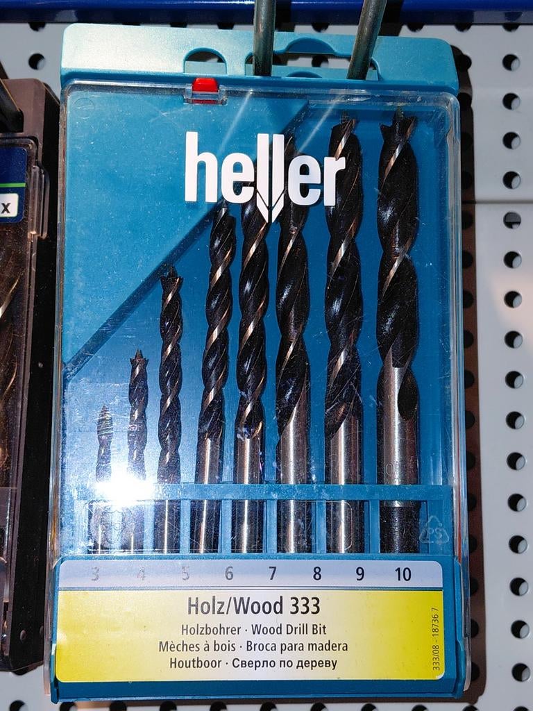 Heller houtborenset 8 delig, Ophalen of Verzenden, Nieuw