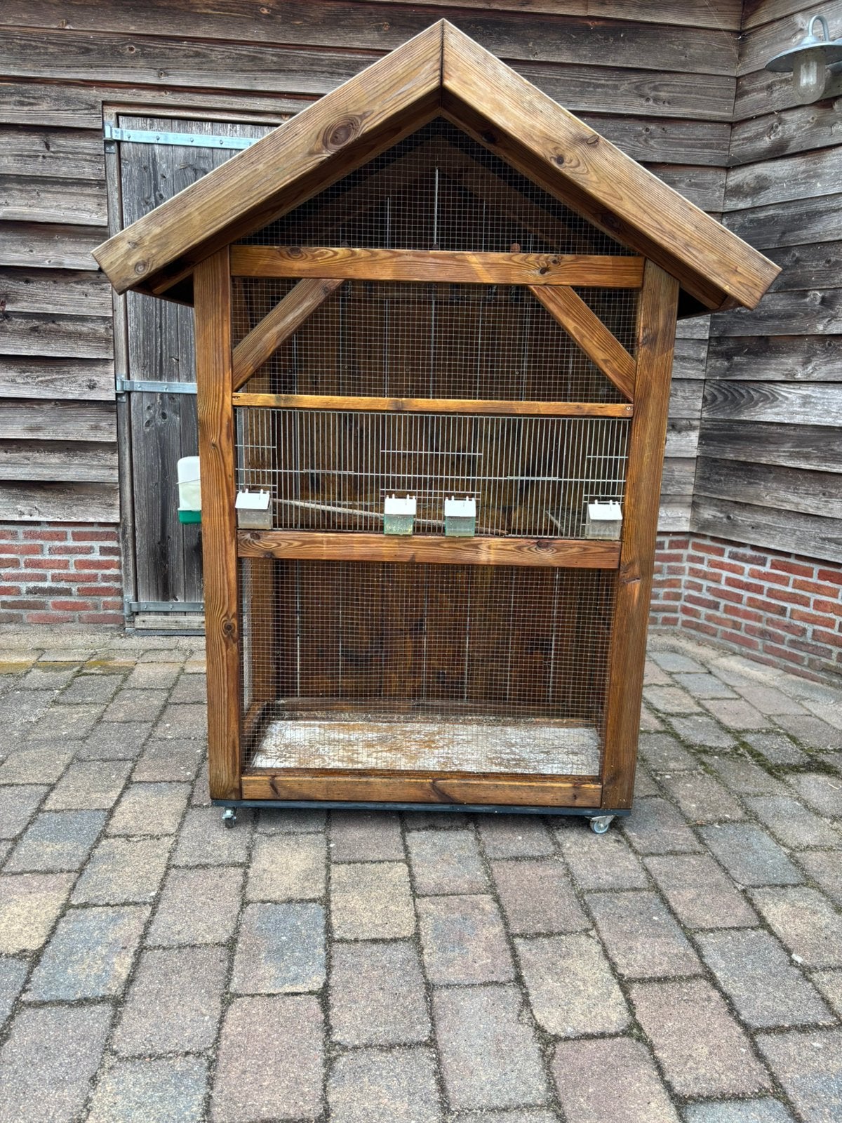 Voliere, vogelspullen,nestkasten, tt kooi, babykooi kanaries, Dieren en Toebehoren, Vogels | Hokken en Kooien, Ophalen, Zo goed als nieuw