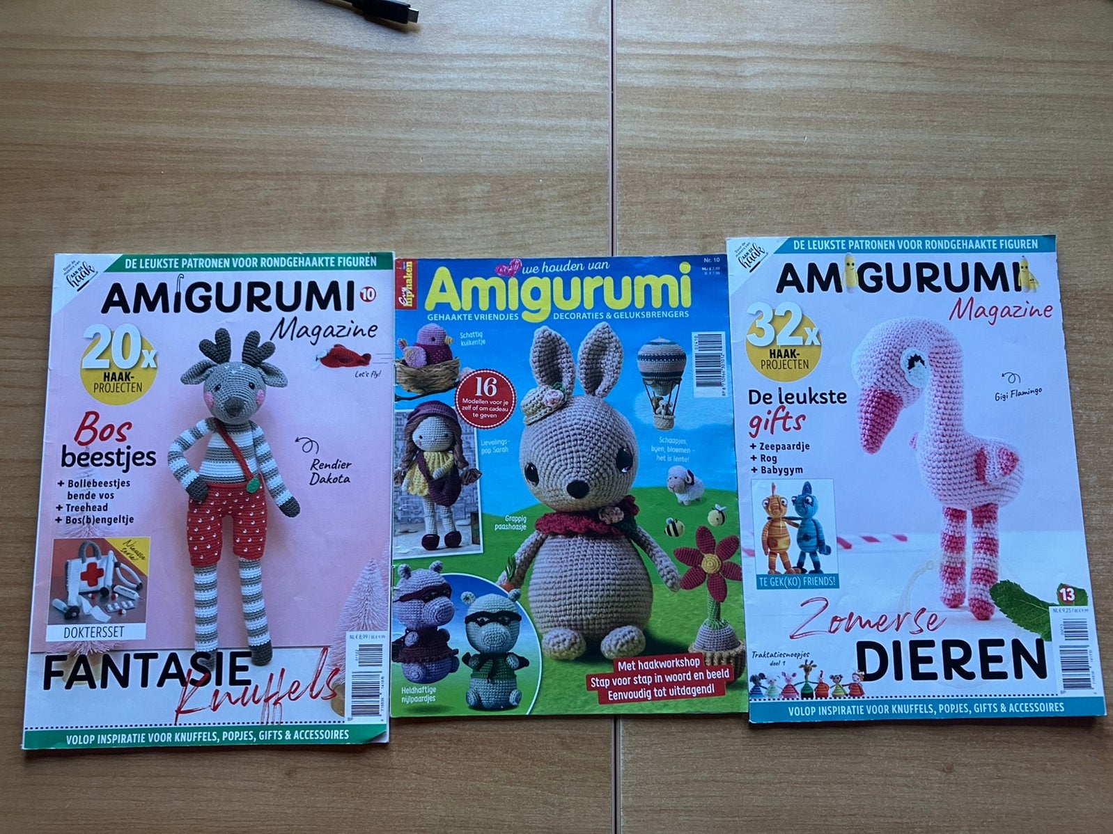 Haakboeken Amigurumi., Hobby en Vrije tijd, Breien en Haken, Ophalen of Verzenden, Zo goed als nieuw, Haken, Patroon of Boek