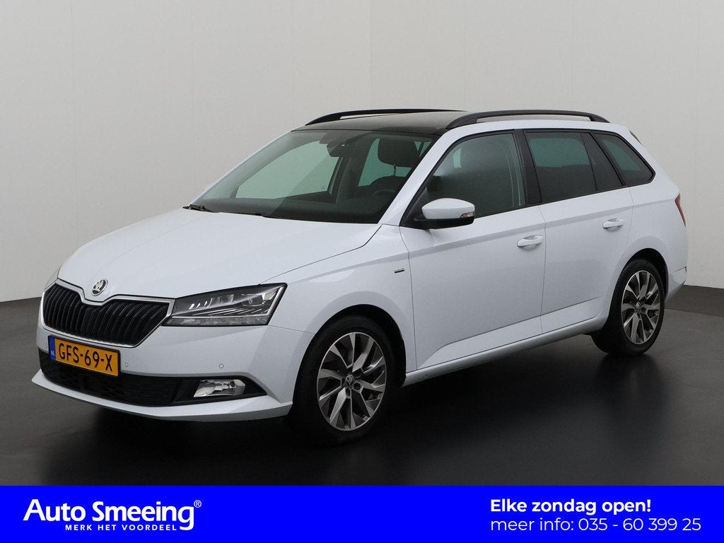 Skoda Fabia Combi 1.0 TSI Clever DSG | Panoramadak | Stoelve, Auto's, Skoda, 12 maanden, Stof, Gebruikt, 95 pk