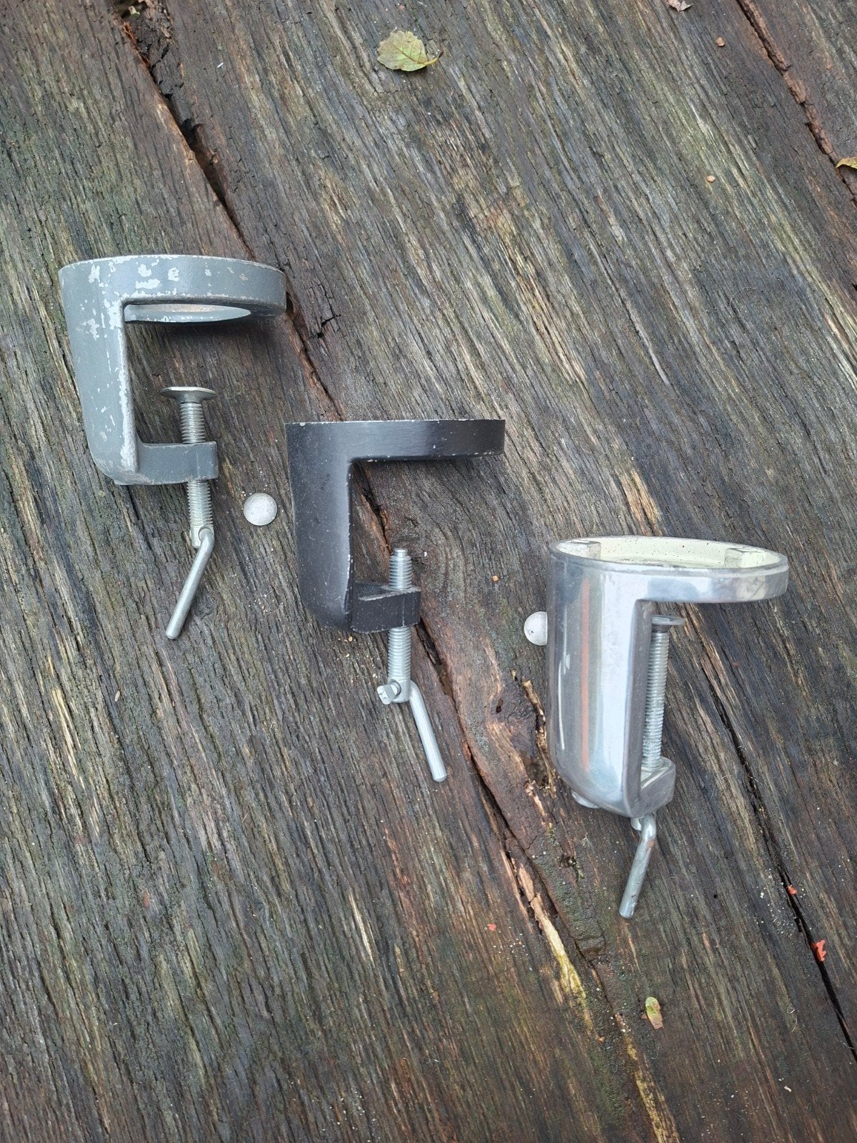 Jielde lamp beugels / klemmen voor tafel of bureau, Ophalen of Verzenden