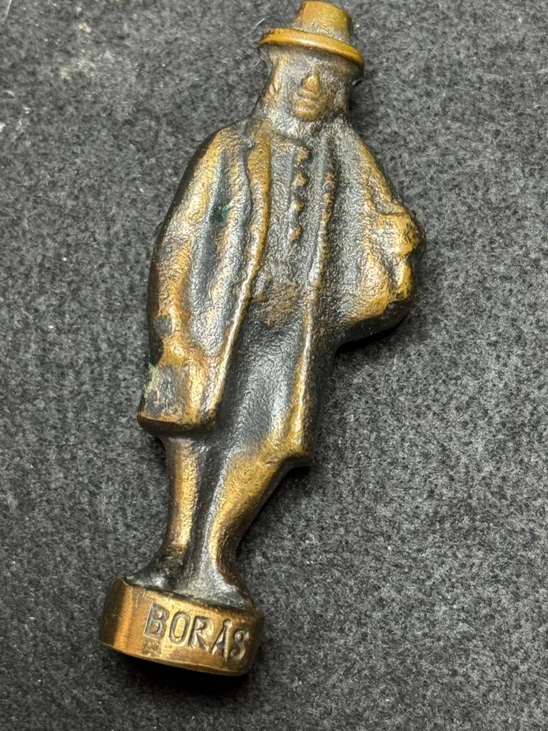 Boras beeldje brons-messing, Ophalen of Verzenden