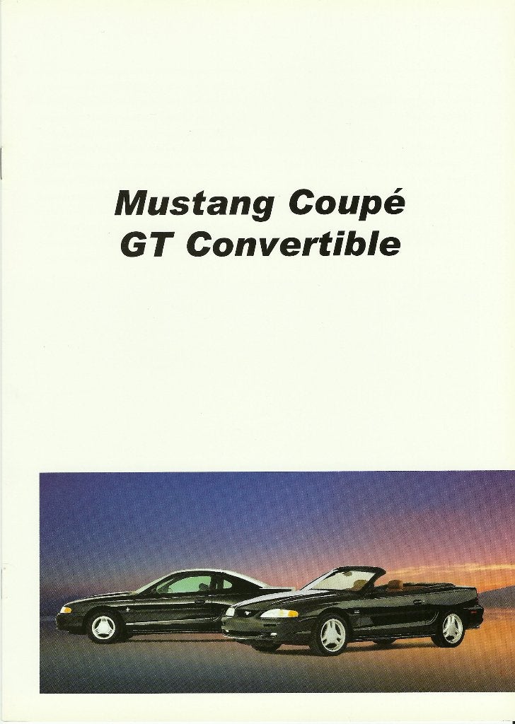 Ford Mustang coupe en convertible folders, Ophalen of Verzenden, Zo goed als nieuw, Ford