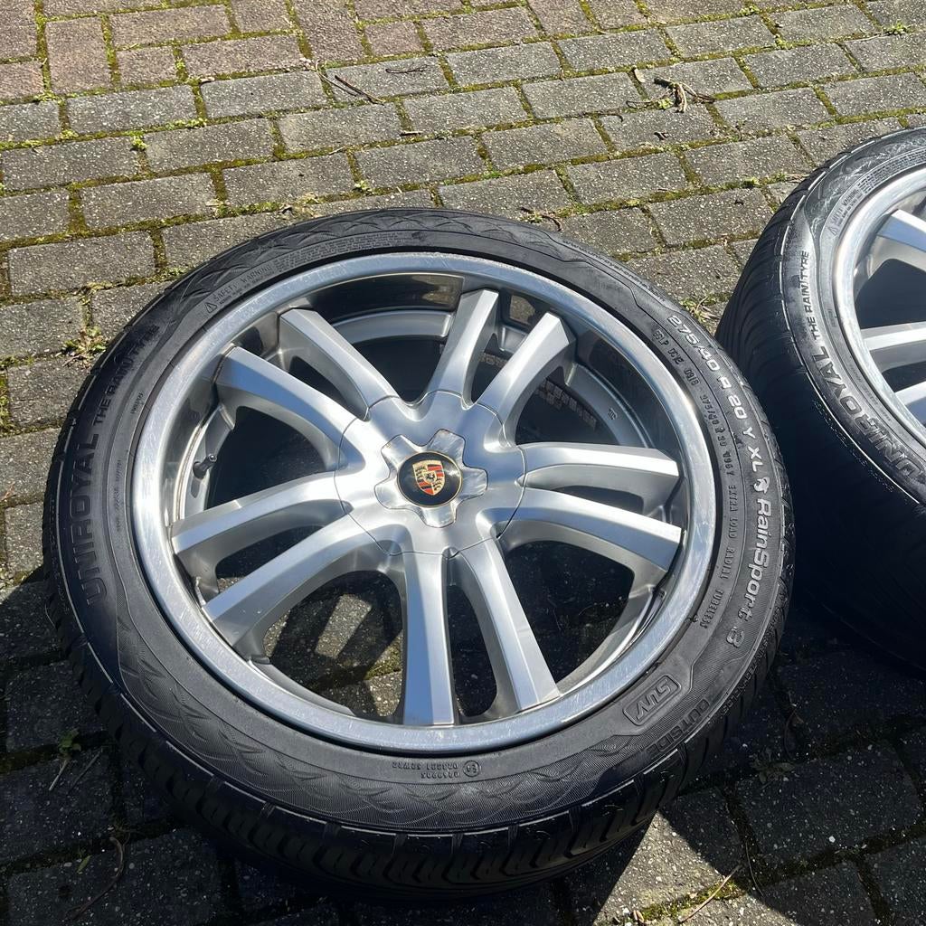Porsche Cayenne Velgen met Uniroyal Zomerbanden, Ophalen, Gebruikt, Audi