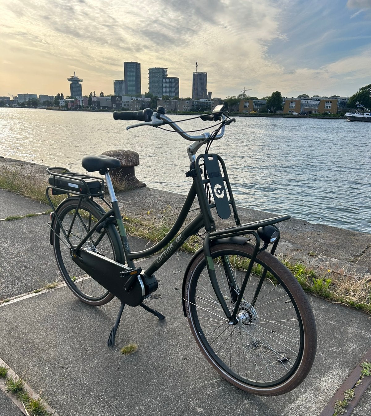 Cortina Common Family E-Bike Moederfiets (Grote beurt), Gebruikt, Mandje, 0 zitjes, 50 tot 53 cm