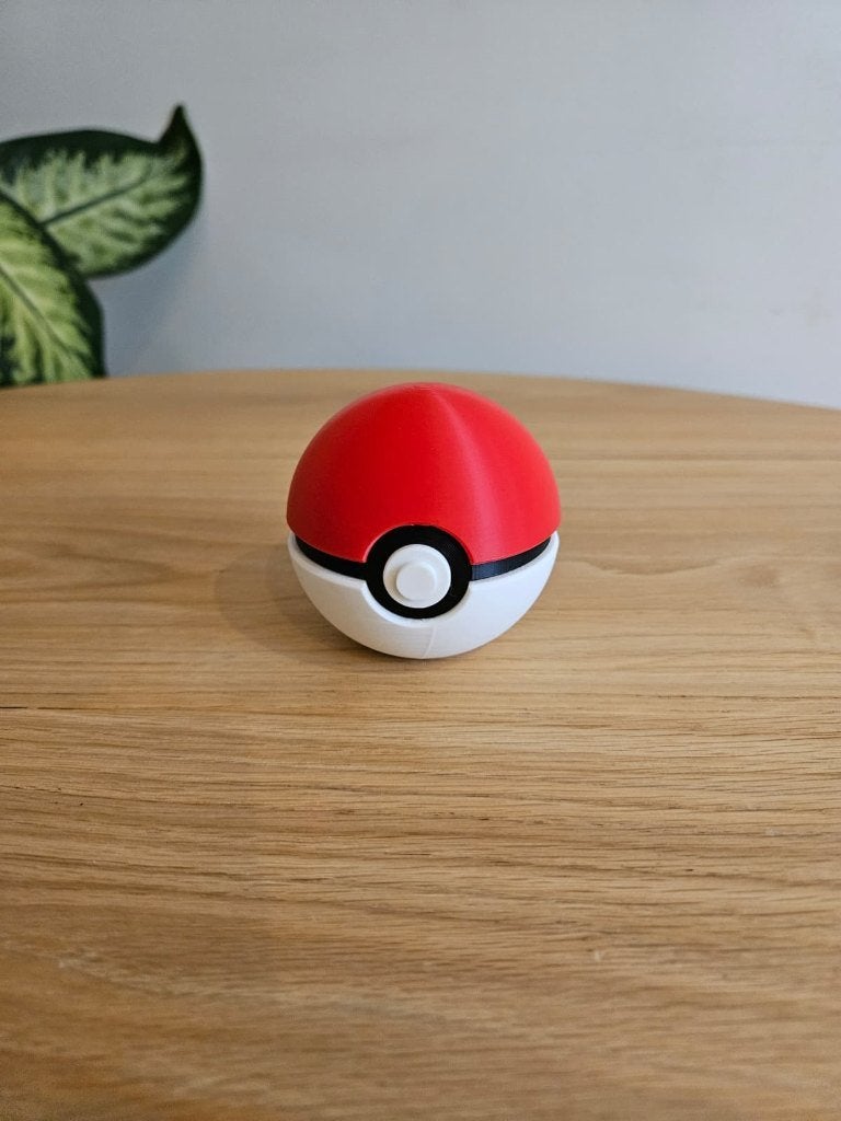 Pokeball 3D print – klassiek rood/wit – Pokemon decoratie, Ophalen of Verzenden, Nieuw, Overige typen
