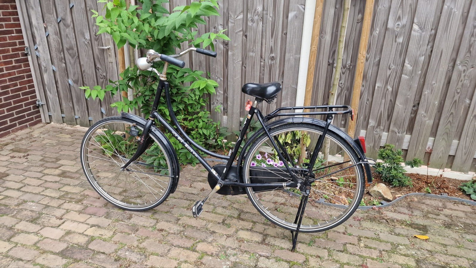 Old Dutch damesfiets - Zwart, met terugtraprem maat 56, Terugtraprem, Ophalen, Overige merken, 53 tot 56 cm