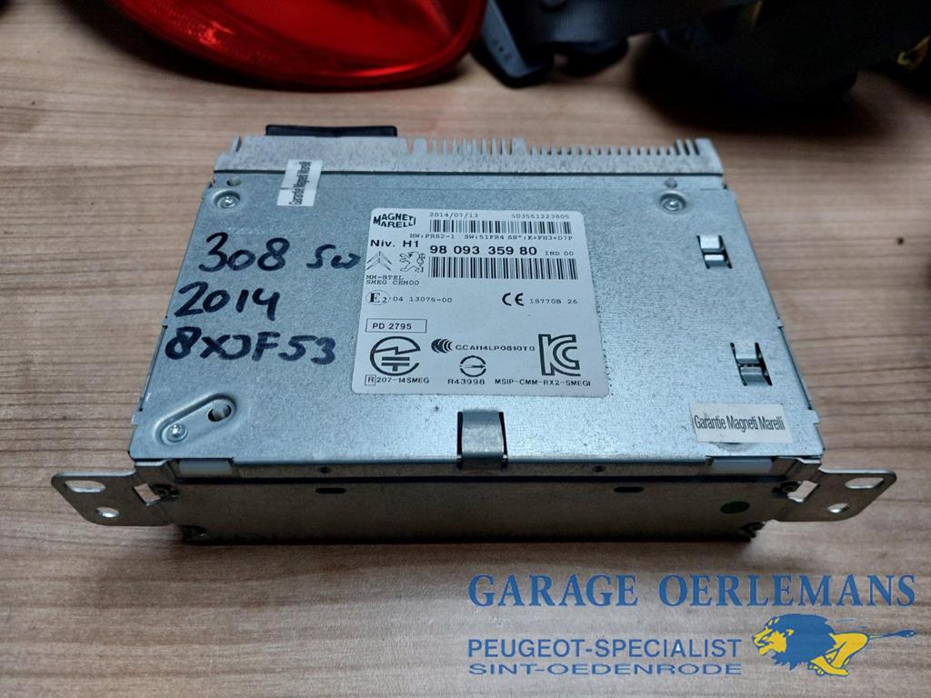 radio peugeot 308 sw 2014, 9809335980, Auto diversen, Ophalen of Verzenden, -, -, -