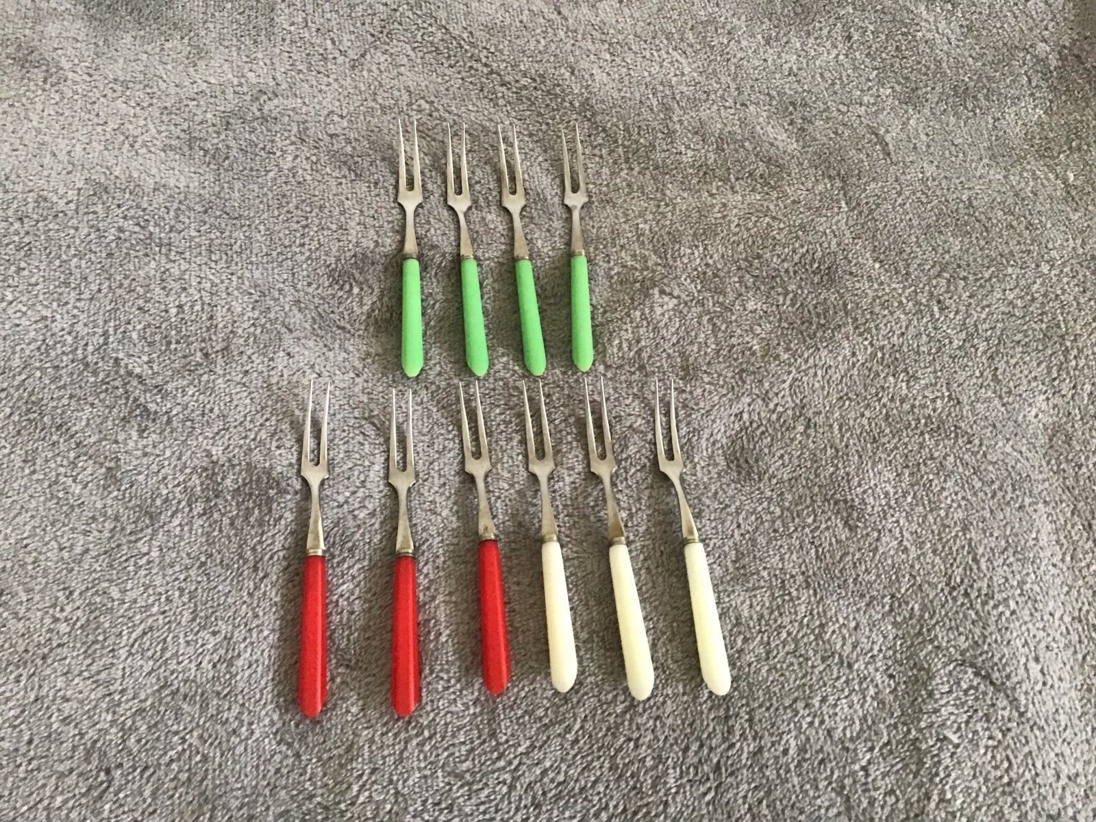 Vintage cocktailprikkers / vorkjes - 10 stuks, Ophalen of Verzenden