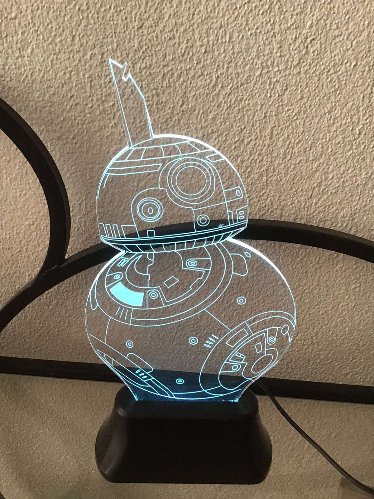 Star wars BB8 tafellamp - lamp, Ophalen of Verzenden, Zo goed als nieuw