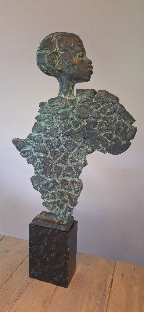 Bronzen Sculpture Africa van Eric Claus, Beeldhouwkunst