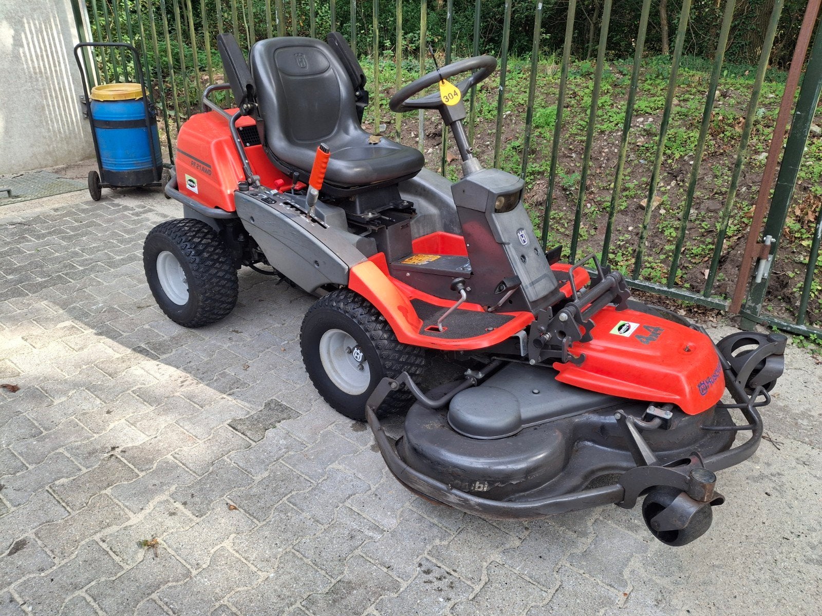 Husqvarna PF 21 AWD mulchmaaier zitmaaier, Ophalen, Gebruikt, Mulchfunctie, 120 cm of meer