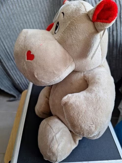 Nijlpaard love knuffel h, Overige typen, Onbekend, Nieuw, Ophalen of Verzenden