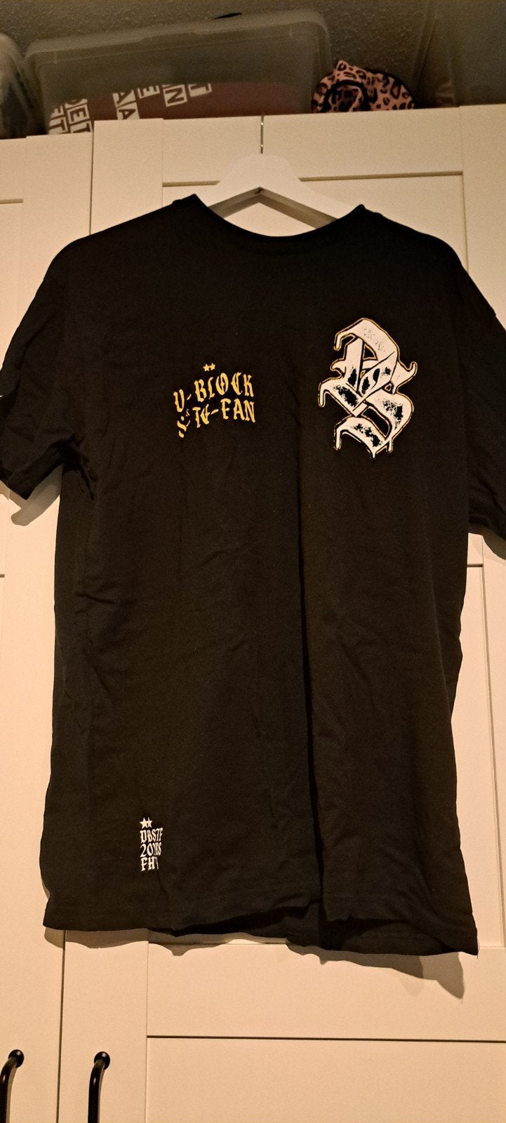 dblock s-te-fan 25yrs hardstyle shirt, Maat 52/54 (L), Zwart, Hardstyle, Ophalen of Verzenden
