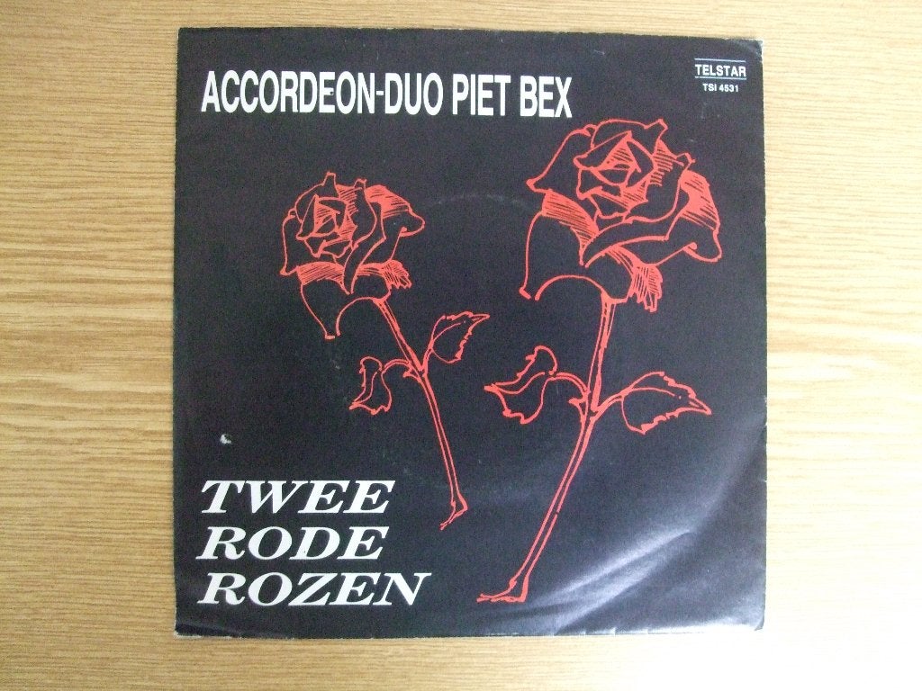 TELSTAR 4531   ACCORDEON-DUO PIET BEX    TWEE RODE ROZEN /, 7 inch, Ophalen of Verzenden, Zo goed als nieuw, Pop