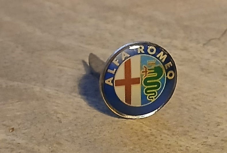 Nieuw Alfa Romeo Embleem 13 mm RVS Automobilia Collectorsite, Auto diversen, Ophalen of Verzenden, Nieuw