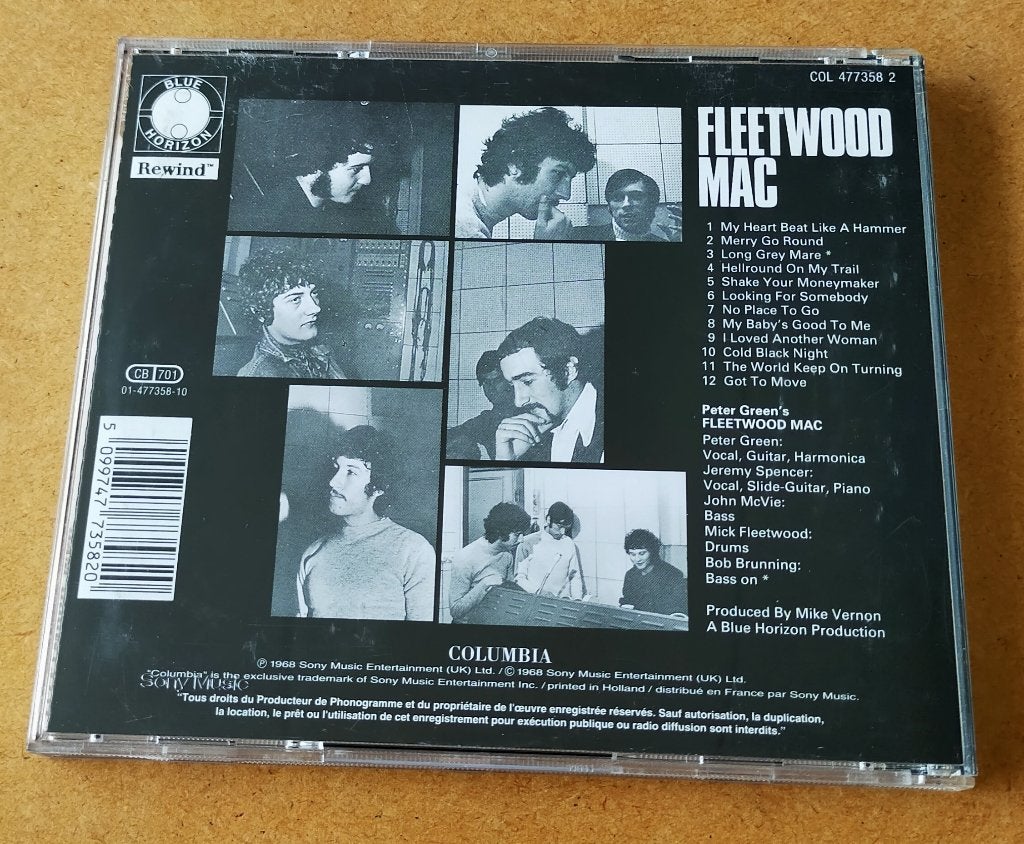 Peter Green's Fleetwood Mac CD 1968/199?, Ophalen of Verzenden, Zo goed als nieuw, Bluesrock